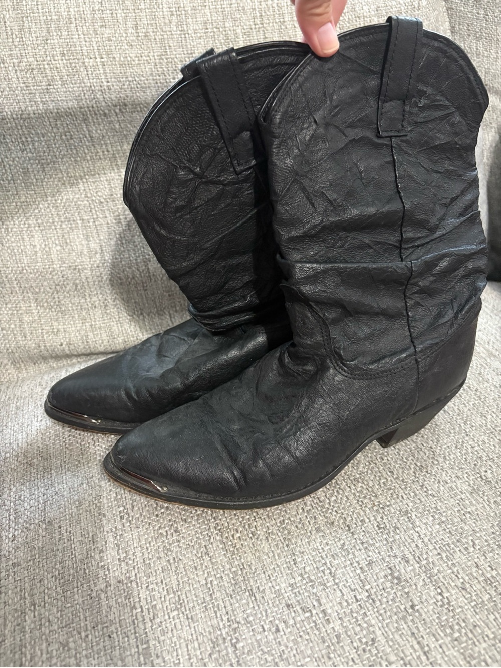 dingo Black Women's Western Heeled Boots